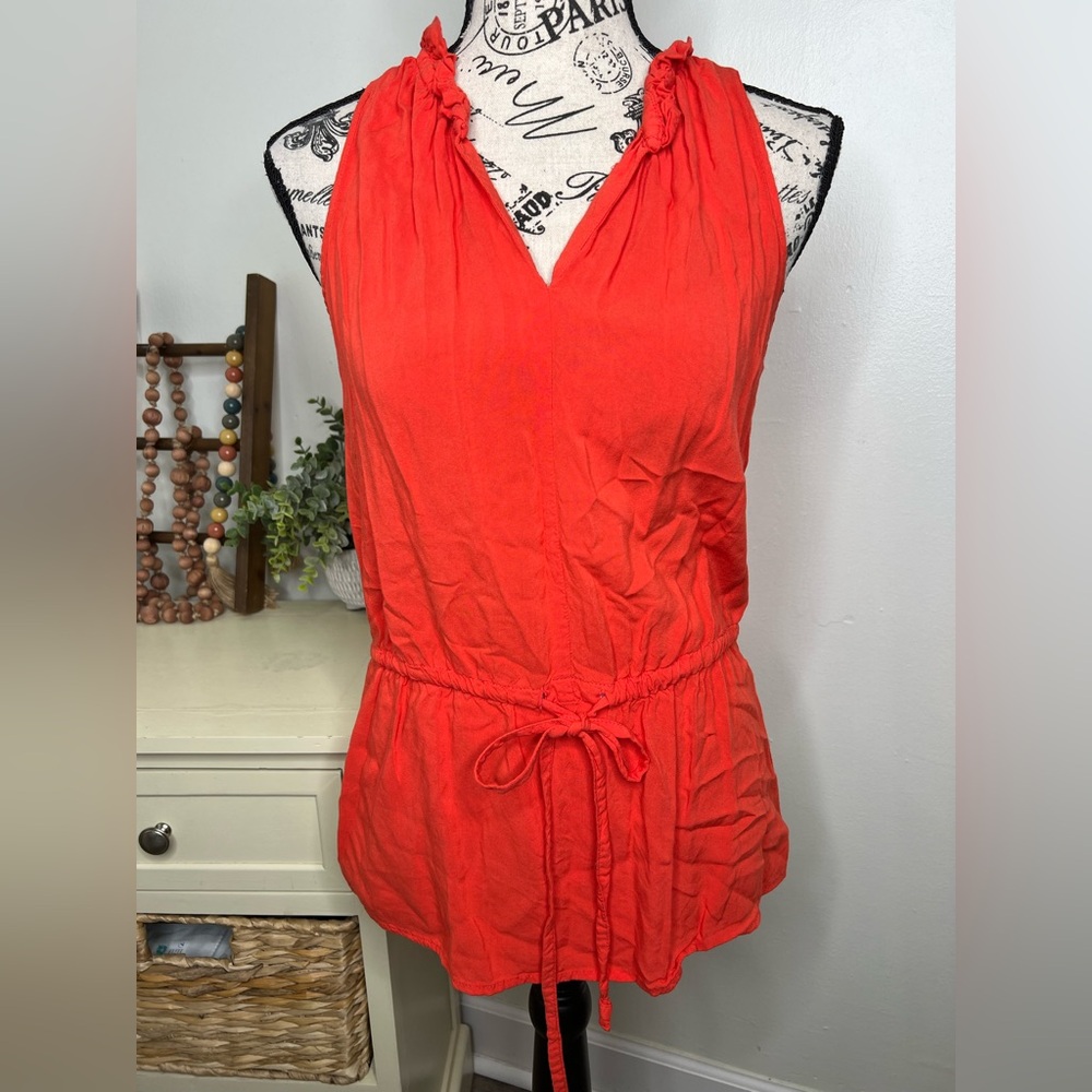 Mossimo Ruffle V-Neck Top